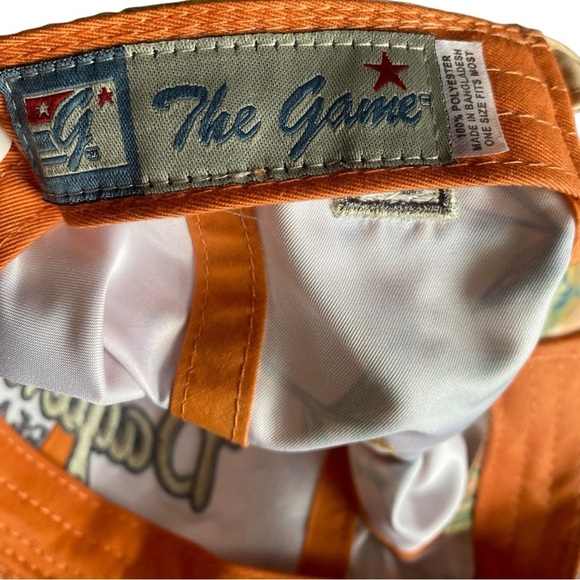 The Game "Daytona Beach" Floral Florida Yellow Strap Patch Logo Hat I OSFM - Picture 7 of 9